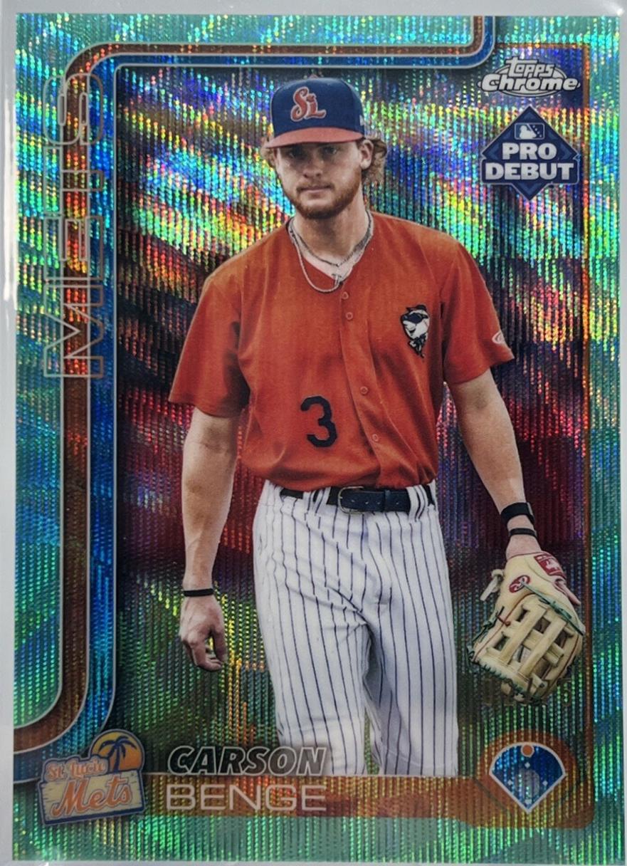 Carson Benge [Aqua Wave Refractor] #PDC-55