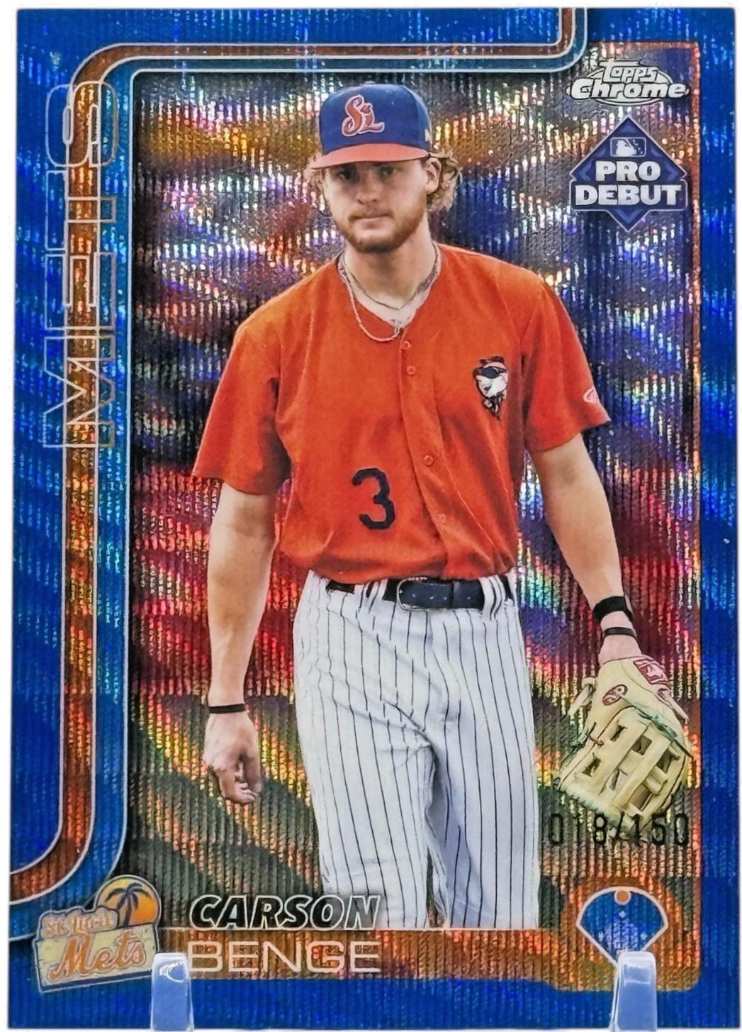 Carson Benge [Blue Wave Refractor] #PDC-55