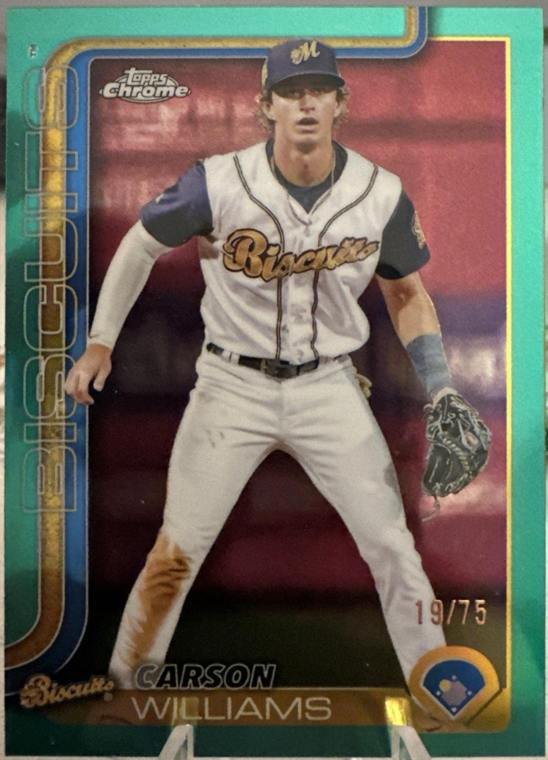 Carson Williams [Aqua Refractor] #PDC-127