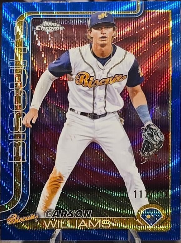 Carson Williams [Blue Wave Refractor] #PDC-127