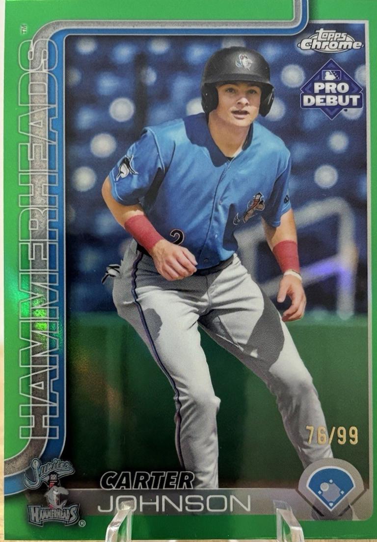 Carter Johnson [Green Refractor] #PDC-187