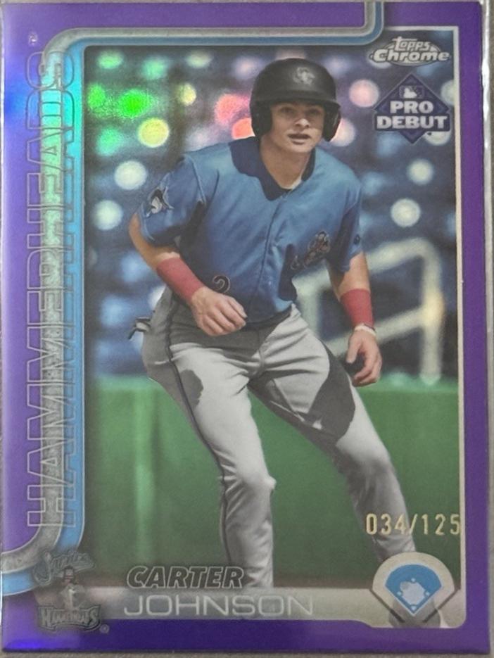 Carter Johnson [Purple Refractor] #PDC-187