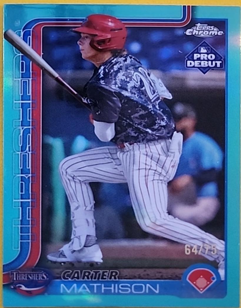 Carter Mathison [Aqua Refractor] #PDC-88