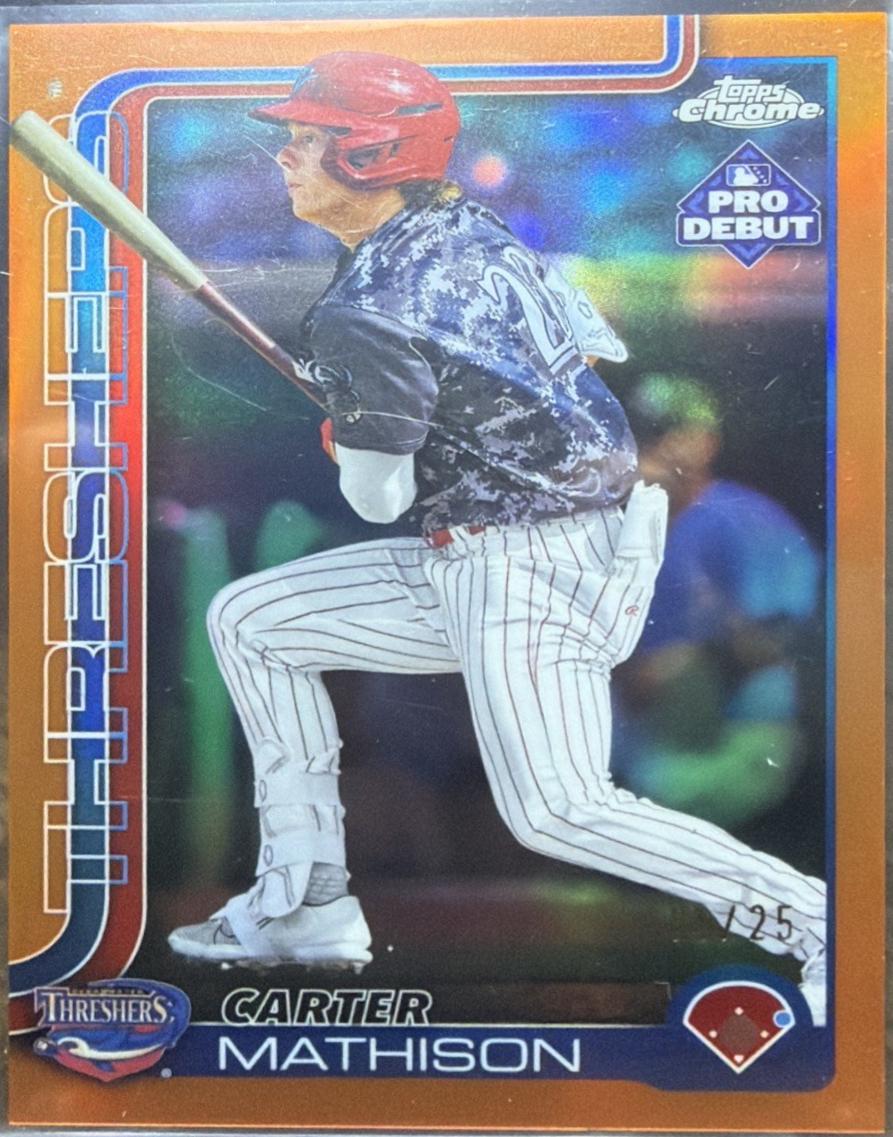 Carter Mathison [Orange Refractor] #PDC-88