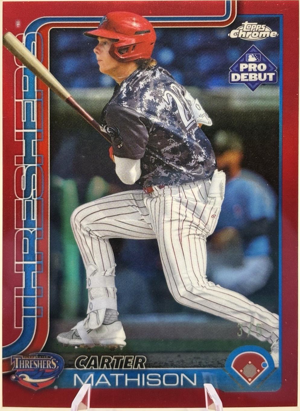 Carter Mathison [Red Refractor] #PDC-88