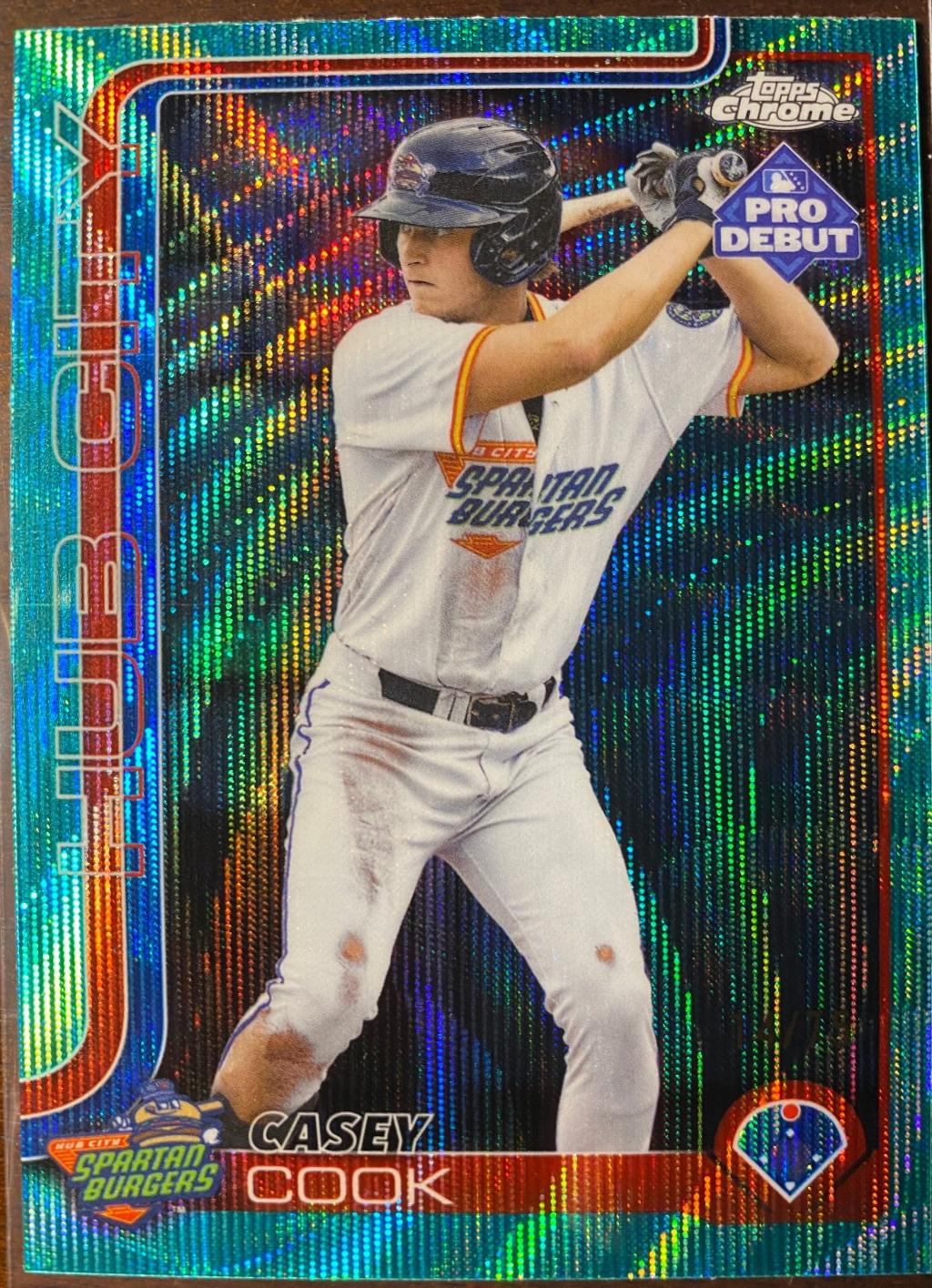 Casey Cook [Aqua Wave Refractor] #PDC-188