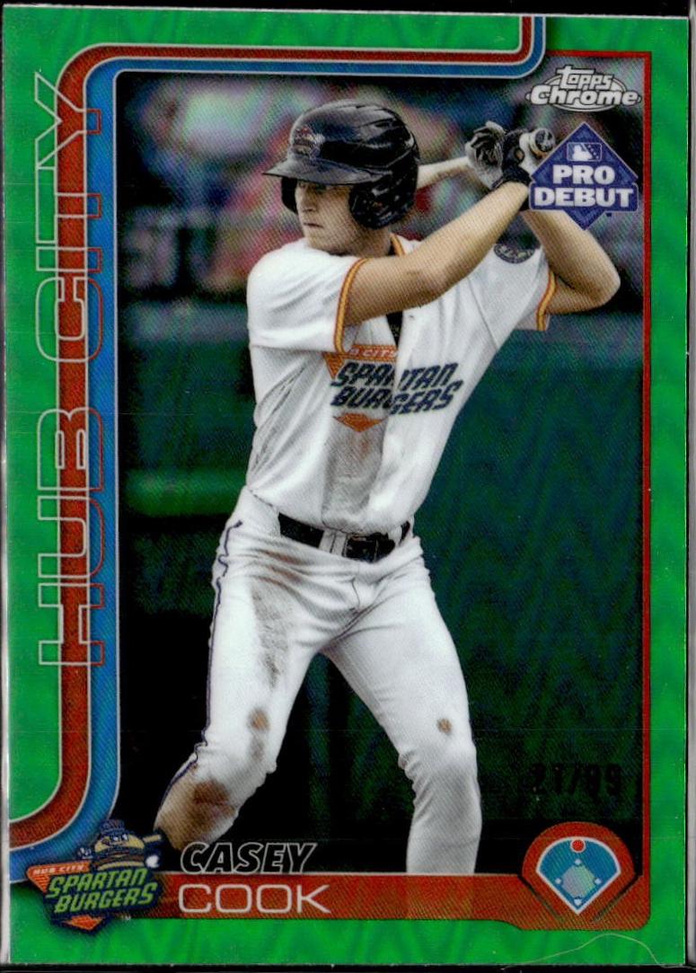 Casey Cook [Green Refractor] #PDC-188
