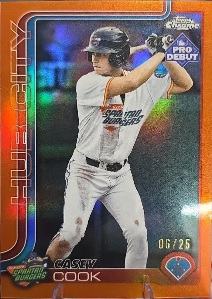 Casey Cook [Orange Refractor] #PDC-188