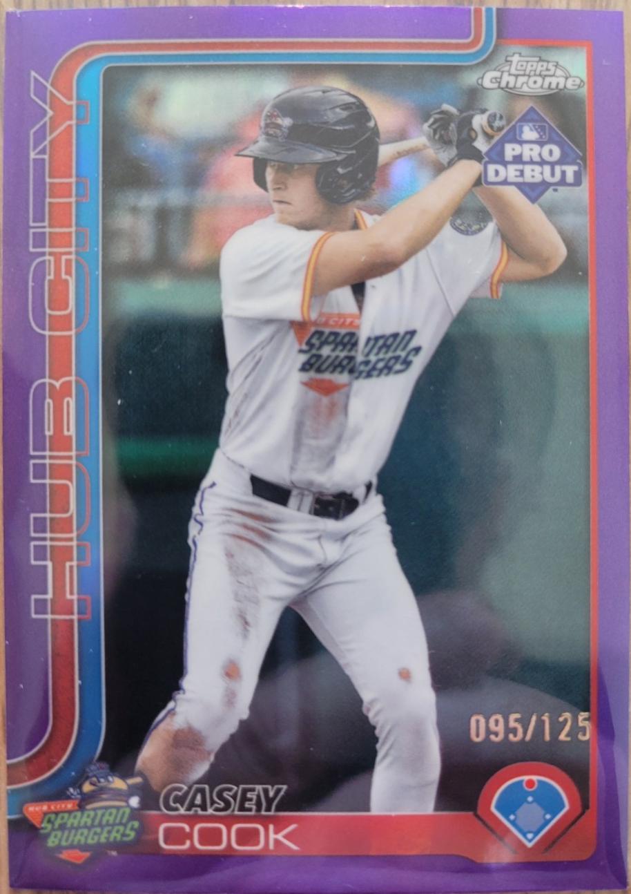 Casey Cook [Purple Refractor] #PDC-188