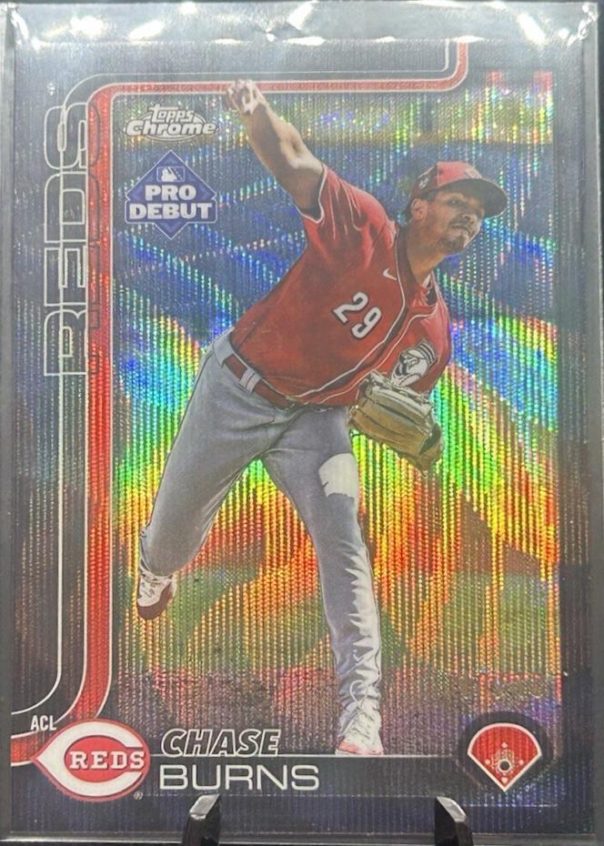 Chase Burns [Black Wave Refractor] #PDC-169