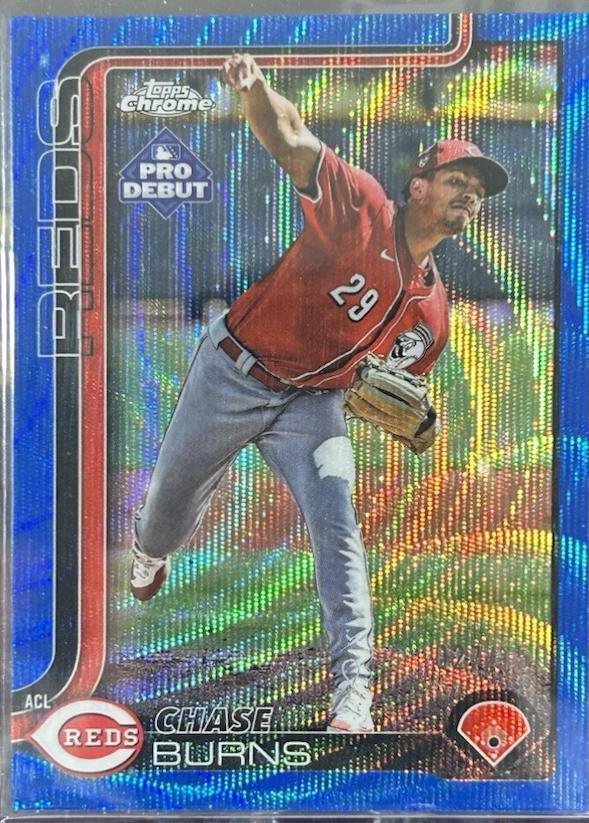 Chase Burns [Blue Wave Refractor] #PDC-169