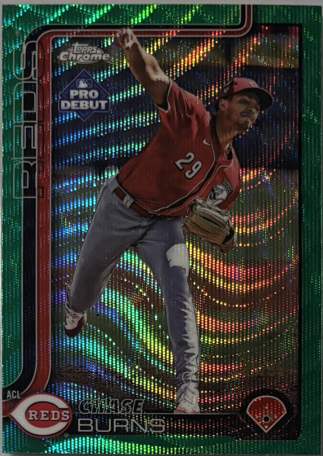Chase Burns [Green Wave Refractor] #PDC-169