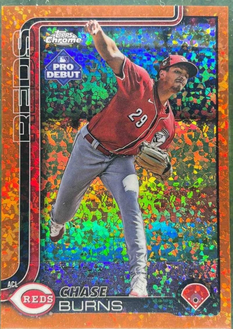 Chase Burns [Orange Mini-Diamond] #PDC-169
