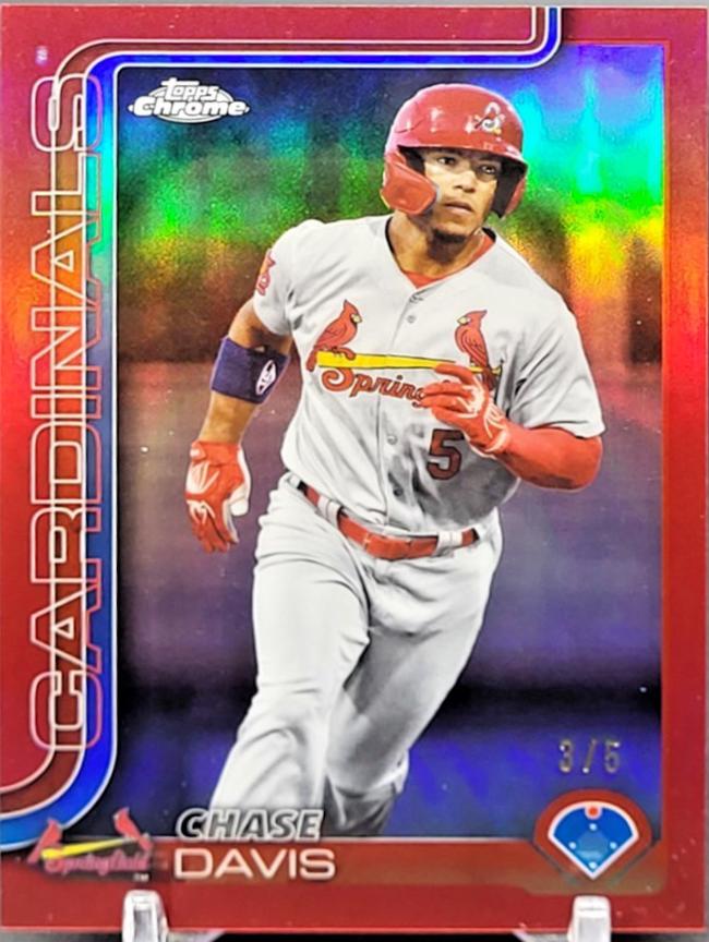 Chase Davis [Red Refractor] #PDC-154