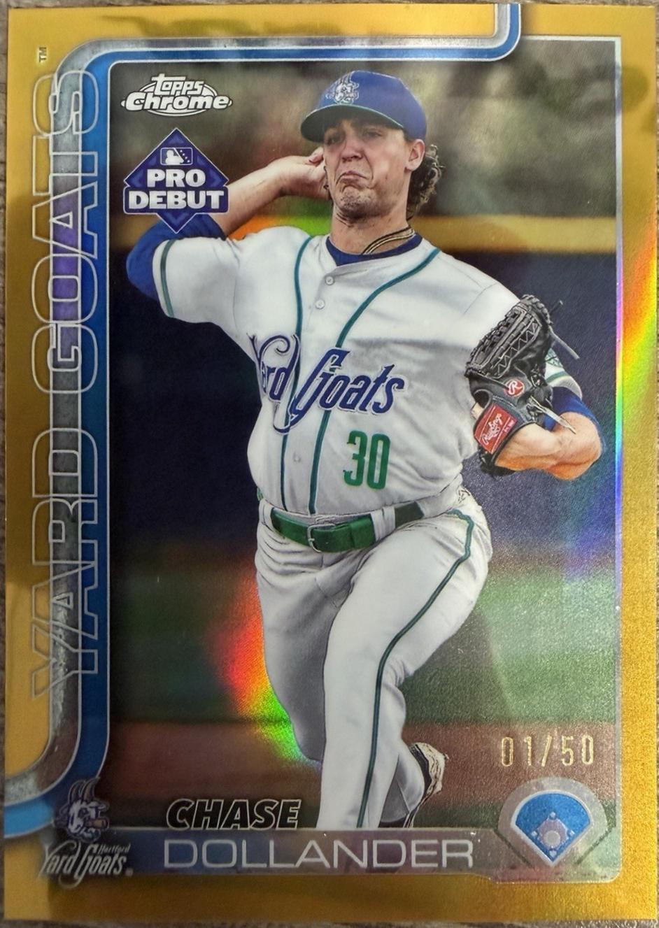 Chase Dollander [Gold Refractor] #PDC-50