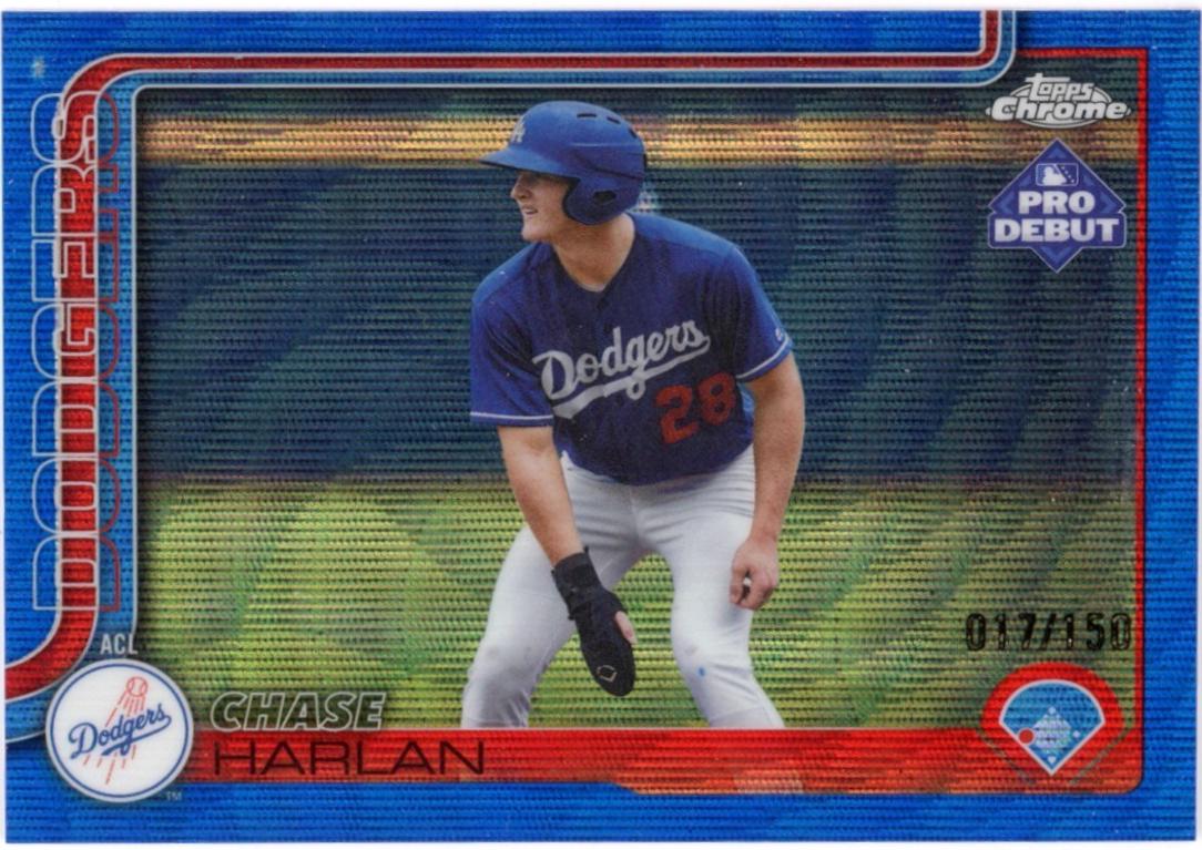 Chase Harlan [Blue Wave Refractor] #PDC-167