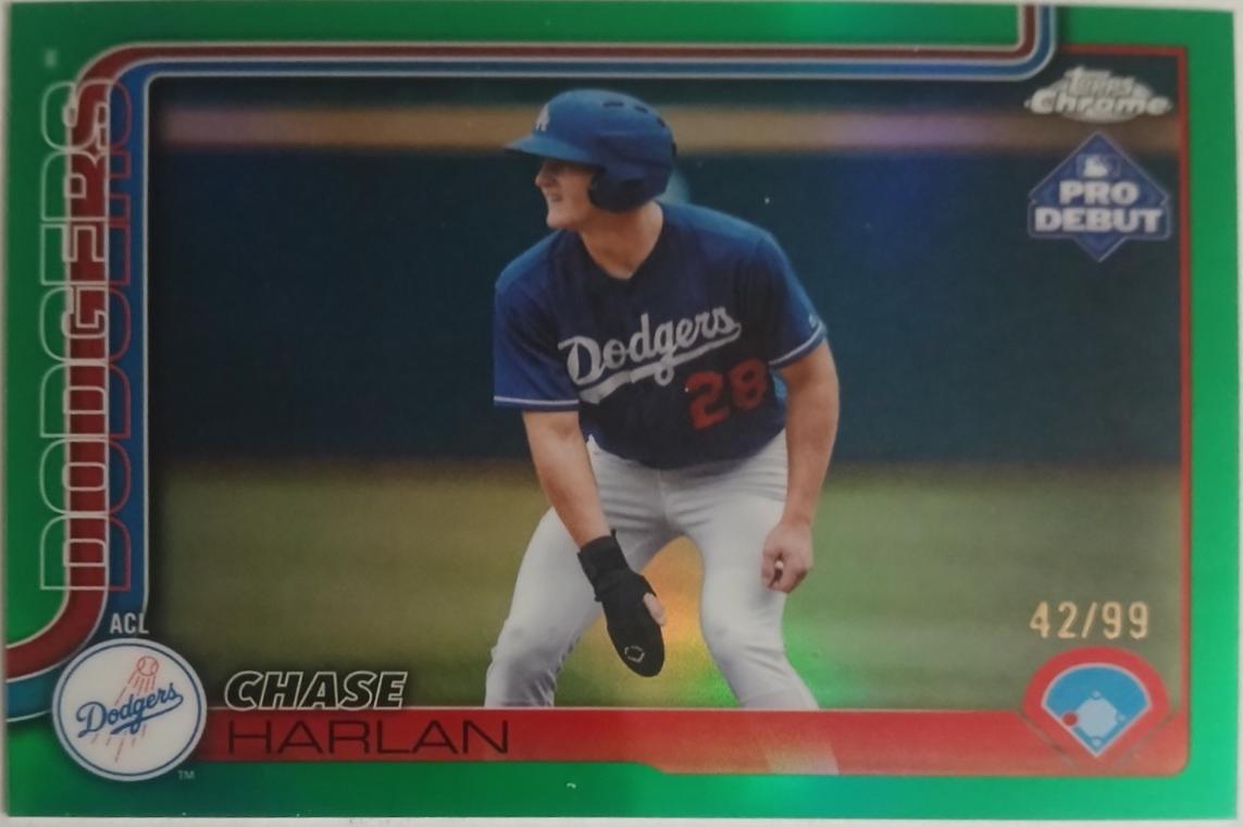 Chase Harlan [Green Refractor] #PDC-167