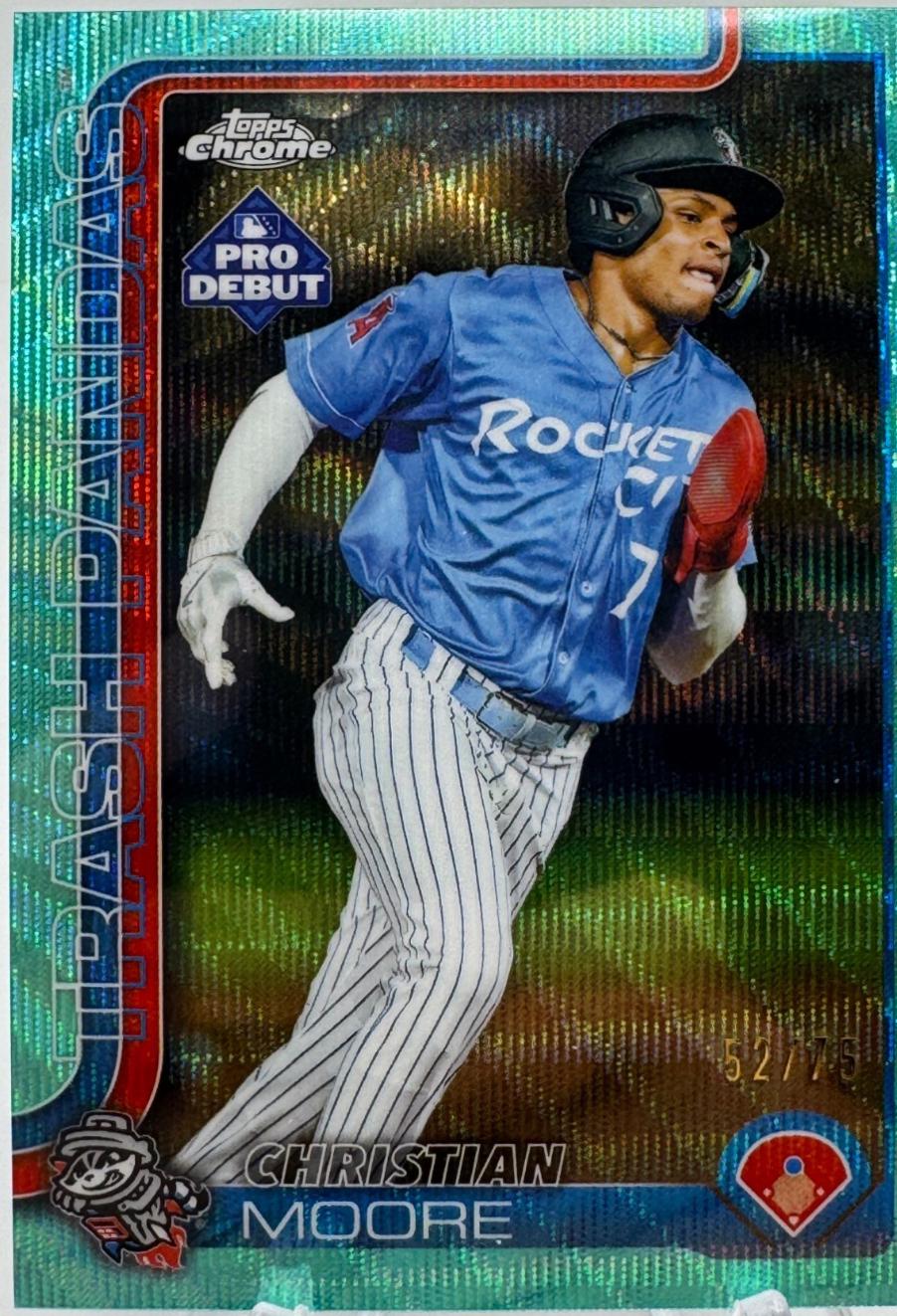Christian Moore [Aqua Wave Refractor] #PDC-92