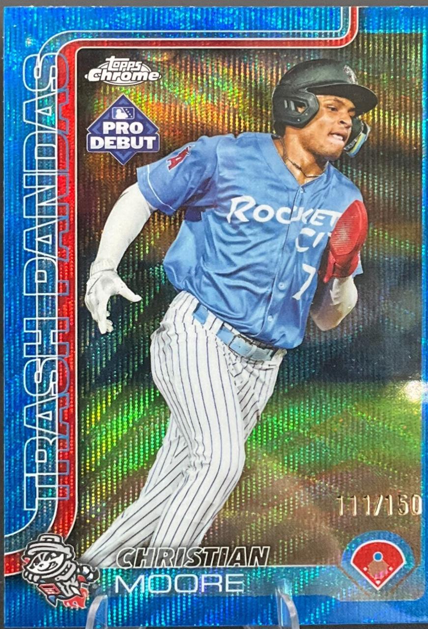 Christian Moore [Blue Wave Refractor] #PDC-92