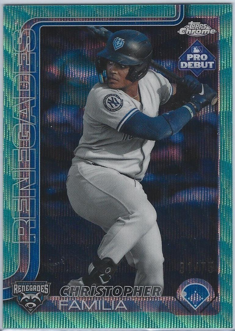 Christopher Familia [Aqua Refractor] #PDC-118