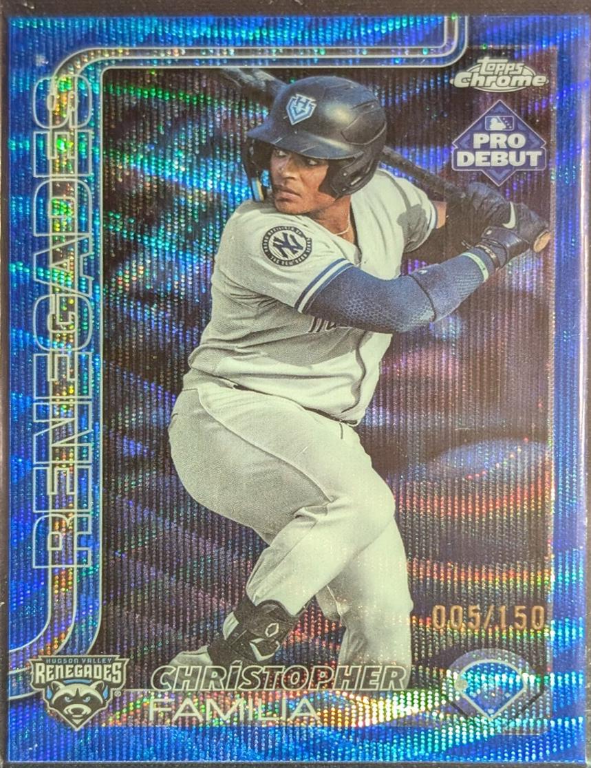 Christopher Familia [Blue Wave Refractor] #PDC-118