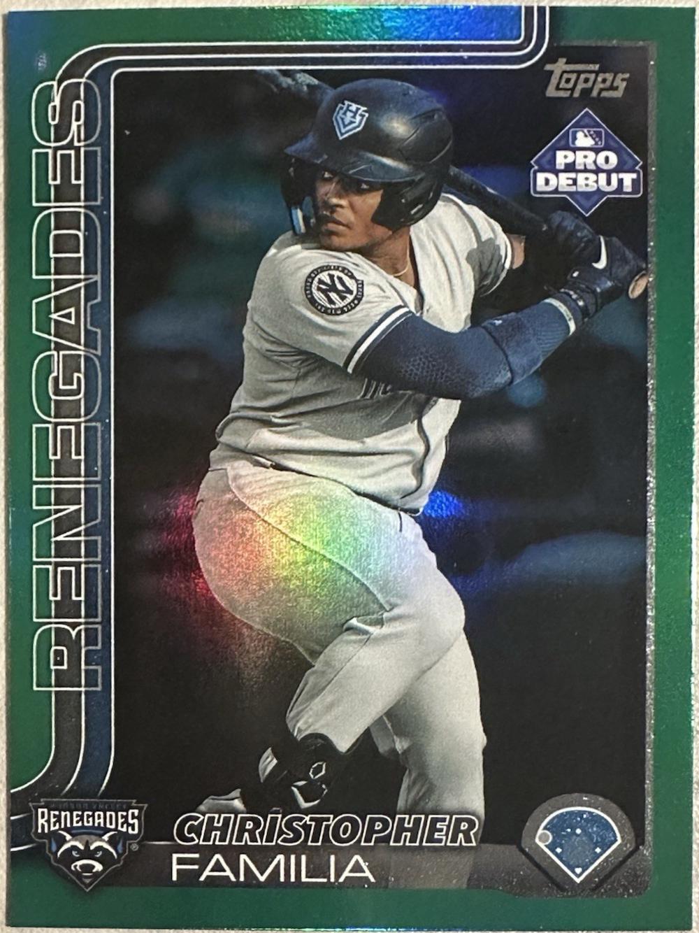 Christopher Familia [Green Refractor] #PDC-118
