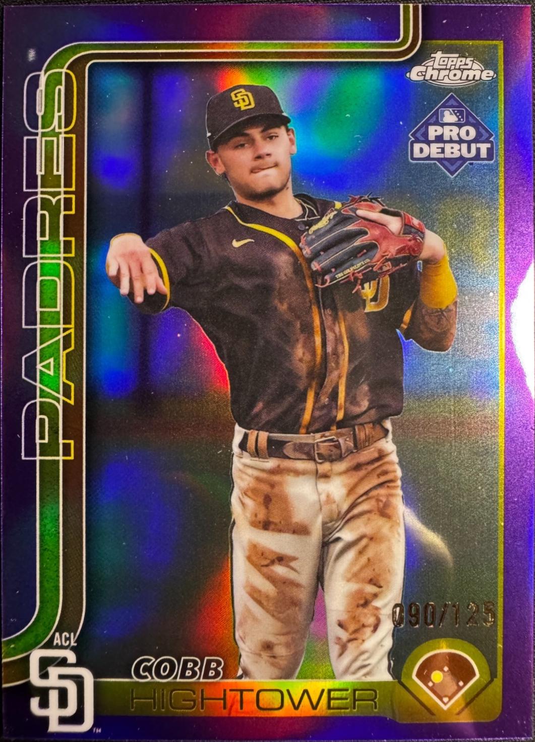 Cobb Hightower [Purple Refractor] #PDC-75