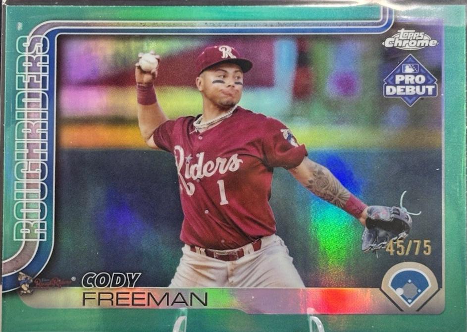 Cody Freeman [Aqua Refractor] #PDC-97