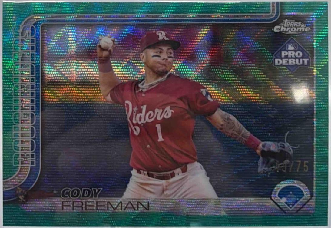 Cody Freeman [Aqua Wave Refractor] #PDC-97