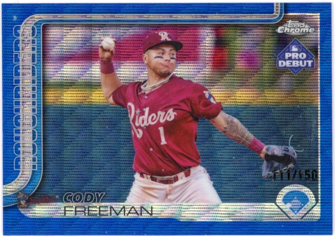 Cody Freeman [Blue Wave Refractor] #PDC-97