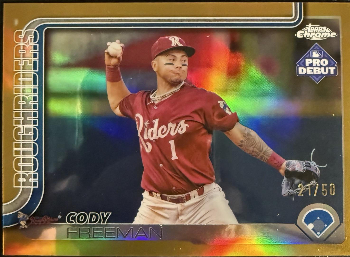 Cody Freeman [Gold Refractor] #PDC-97