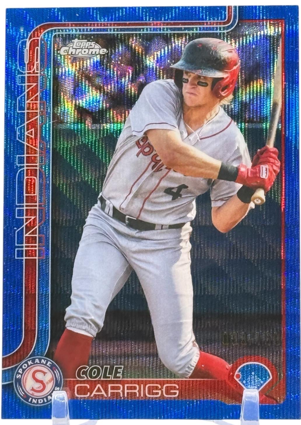 Cole Carrigg [Blue Wave Refractor] #PDC-114