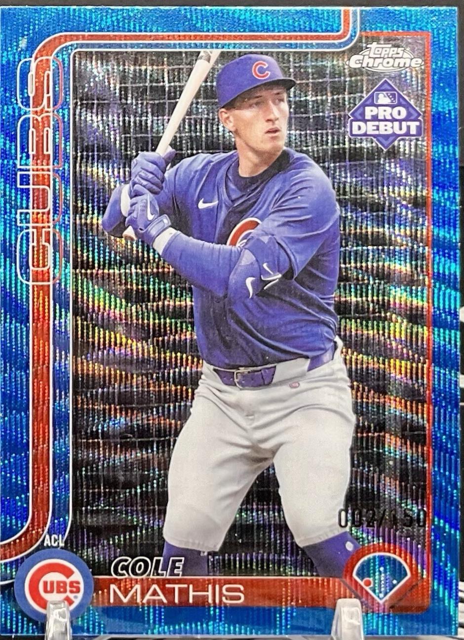 Cole Mathis [Blue Refractor] #PDC-43