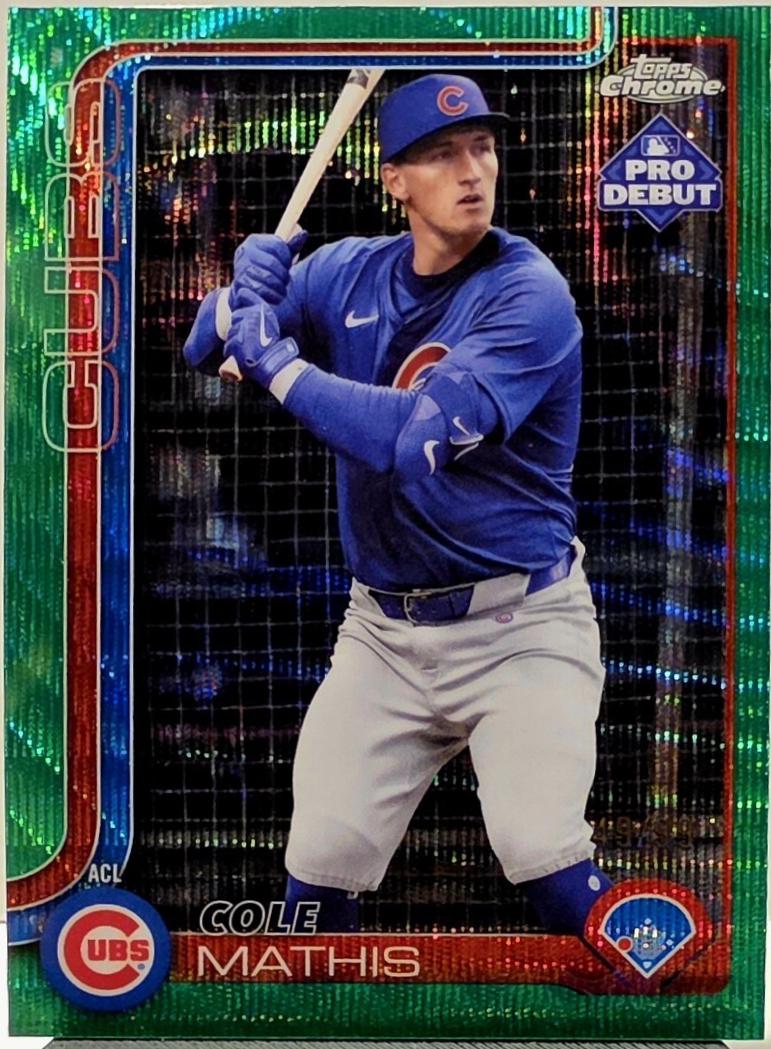 Cole Mathis [Green Wave Refractor] #PDC-43