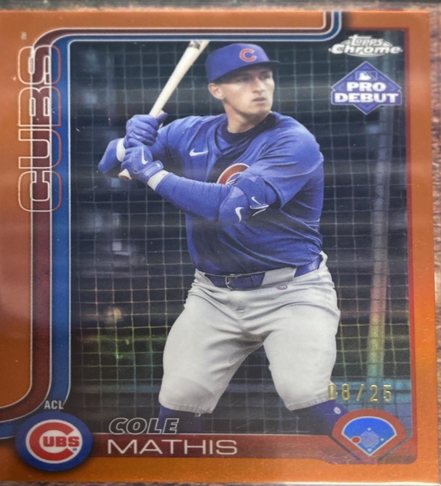 Cole Mathis [Orange Refractor] #PDC-43