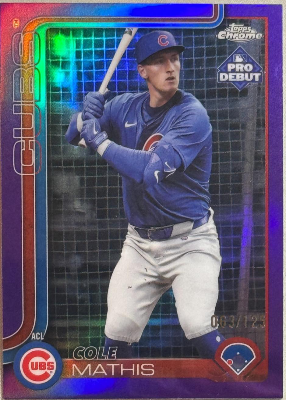 Cole Mathis [Purple Refractor] #PDC-43