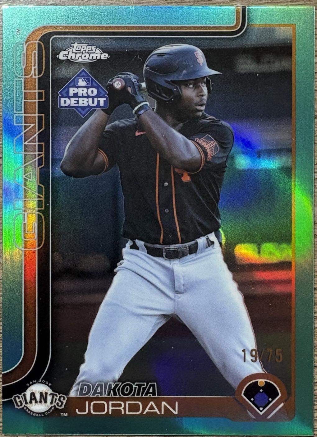 Dakota Jordan [Aqua Refractor] #PDC-146