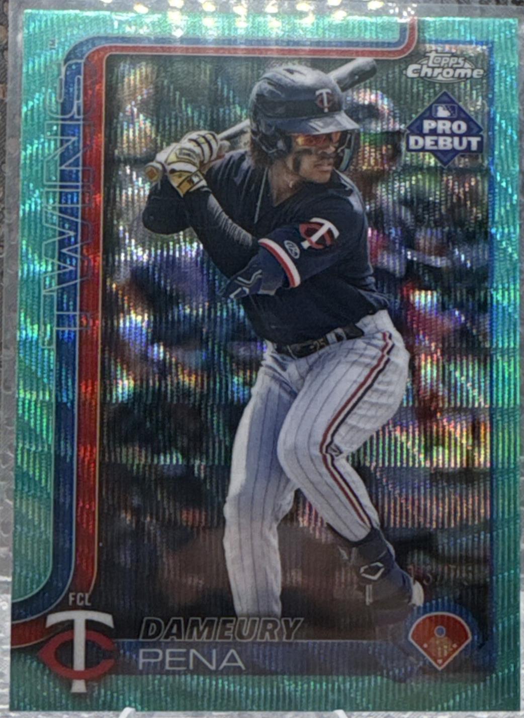 Dameury Pena [Aqua Wave Refractor] #PDC-102