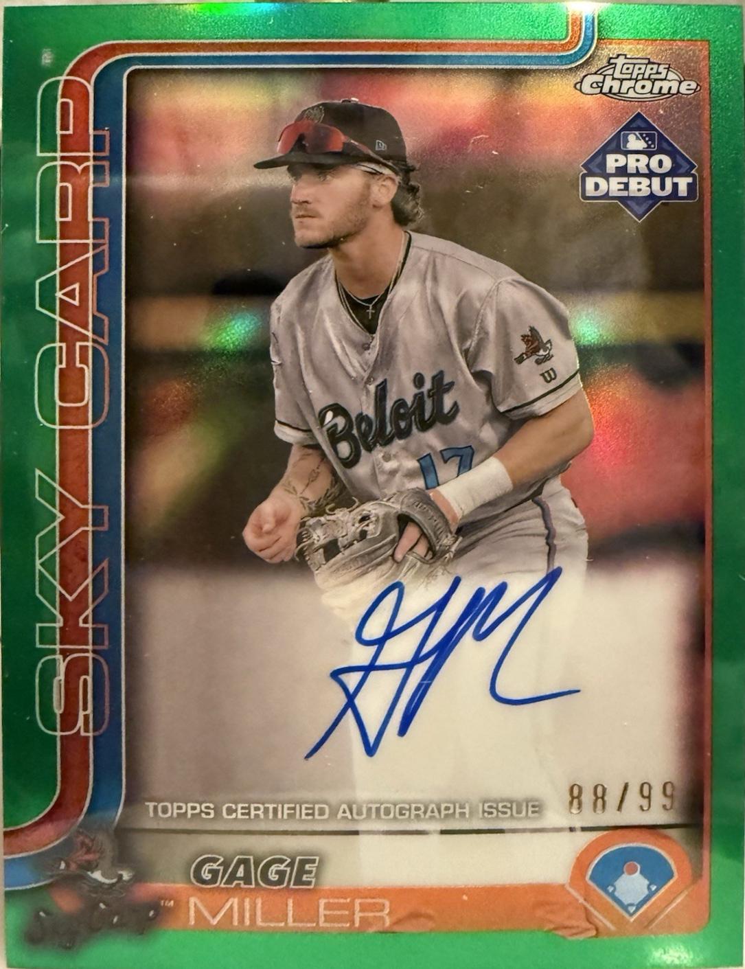 Gage Miller [Green Refractor] #PDC-180