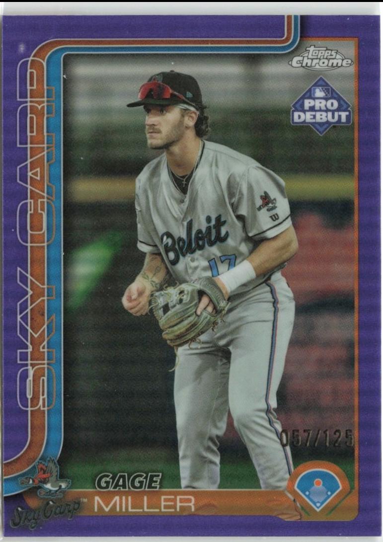 Gage Miller [Purple Refractor] #PDC-180