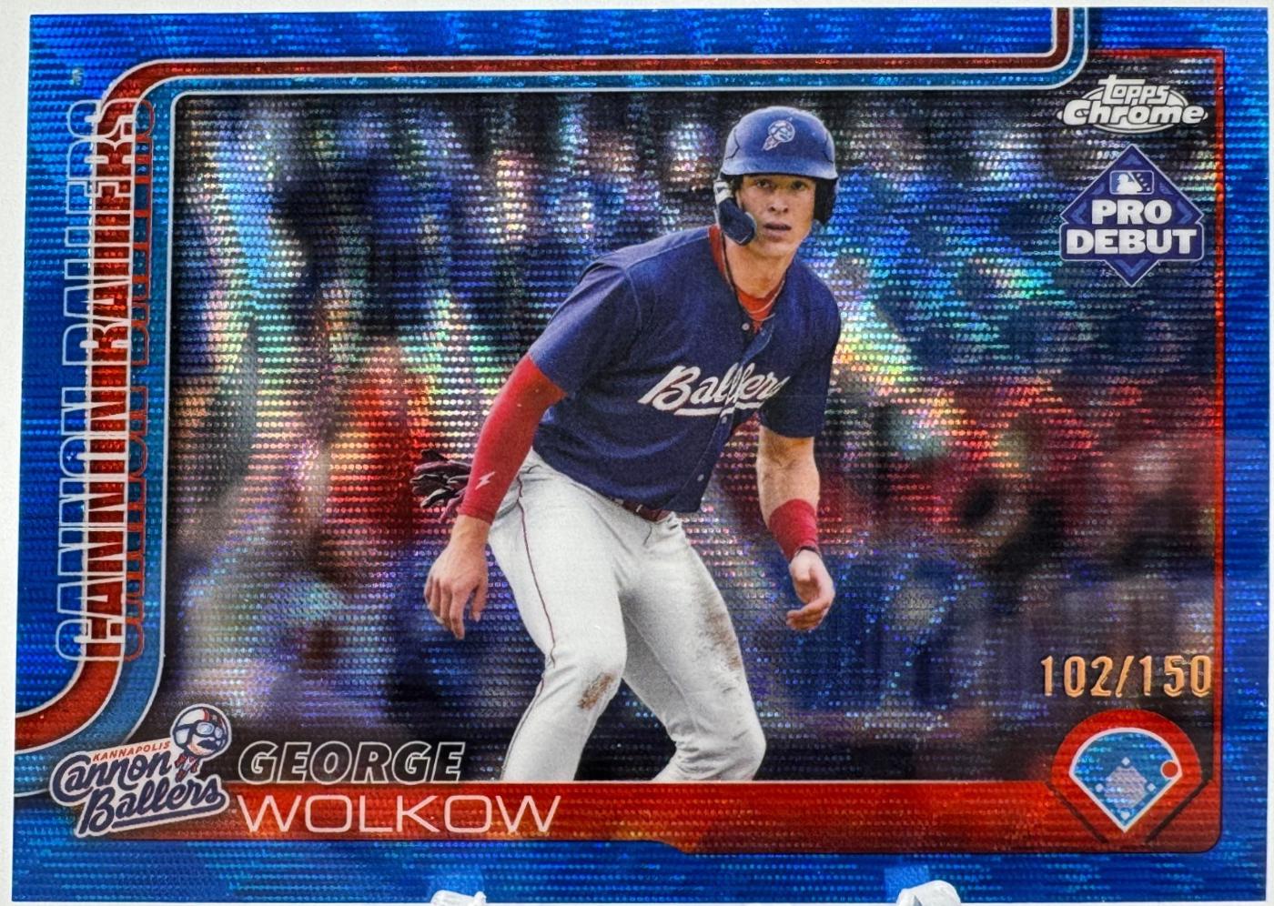 George Wolkow [Blue Wave Refractor] #PDC-182
