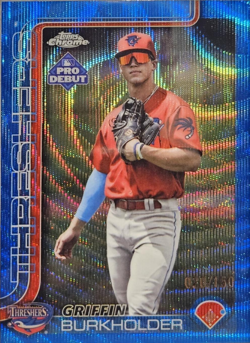 Griffin Burkholder [Blue Wave Refractor] #PDC-40