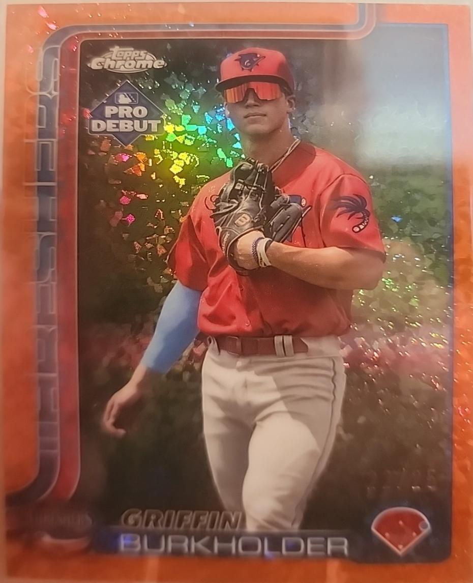 Griffin Burkholder [Orange Refractor] #PDC-40