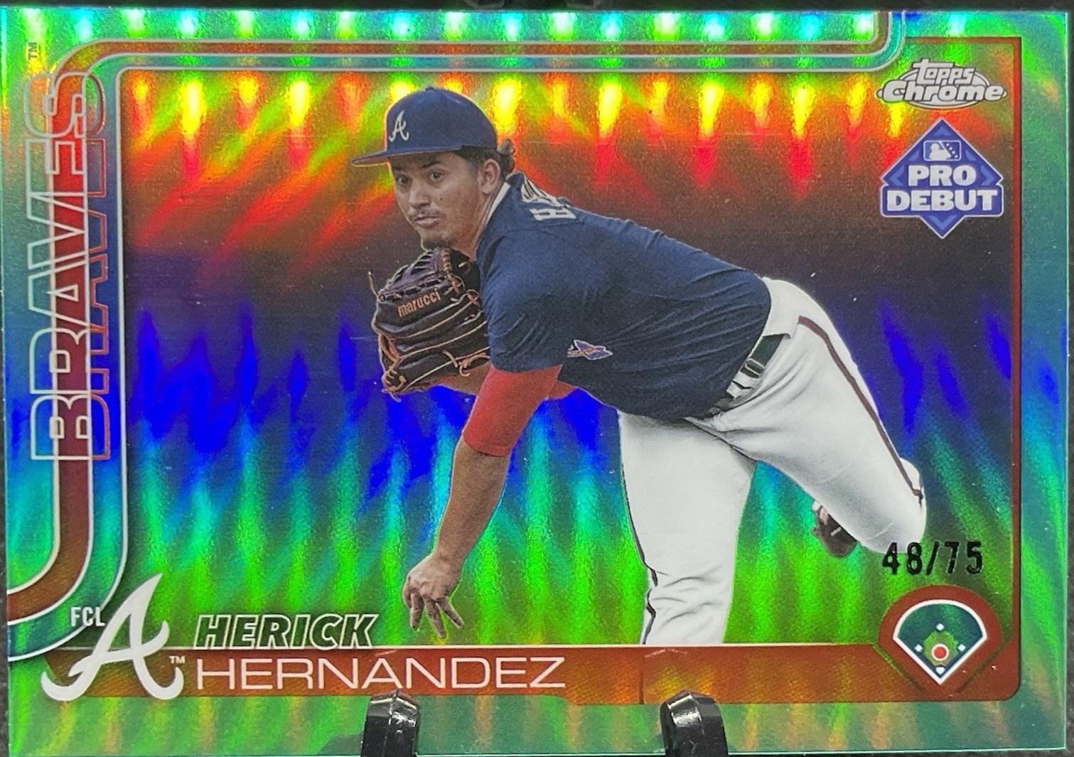Herick Hernandez [Aqua Refractor] #PDC-82