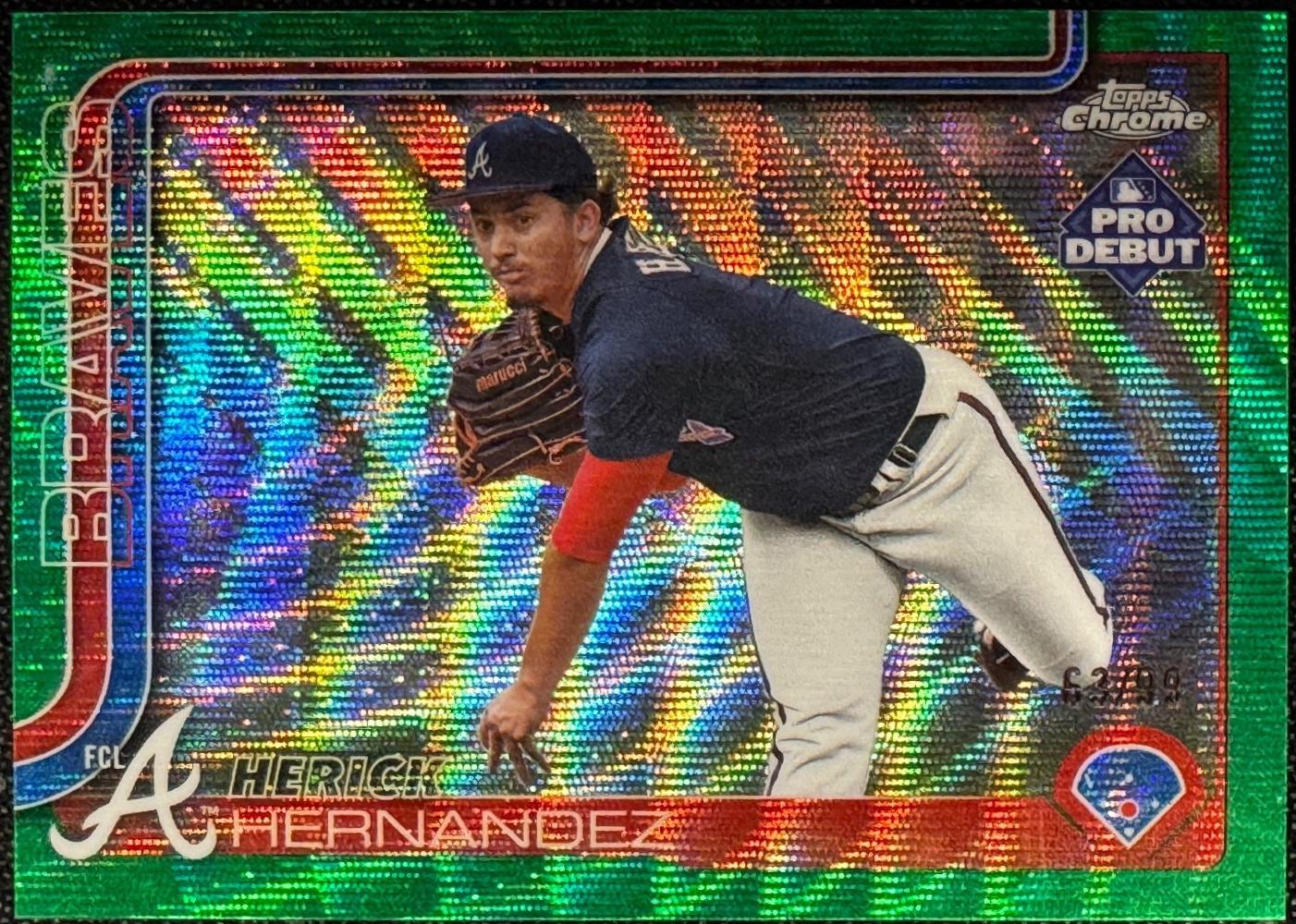 Herick Hernandez [Green Wave Refractor] #PDC-82