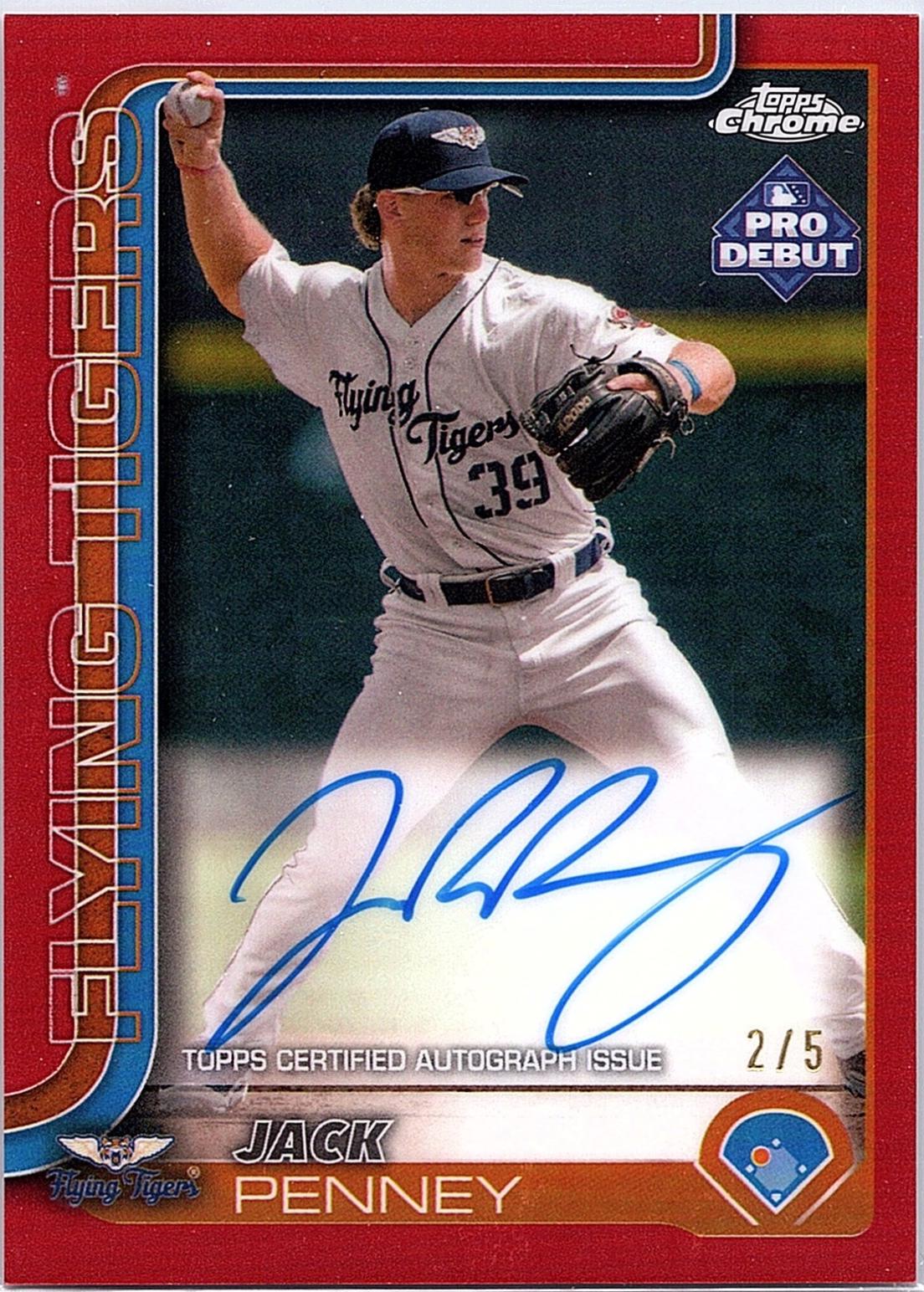 Jack Penney [Red Refractor] #PDC-191