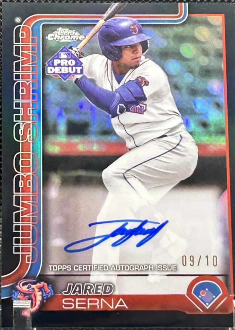 Jared Serna [Black Refractor Autograph] #PDC-121