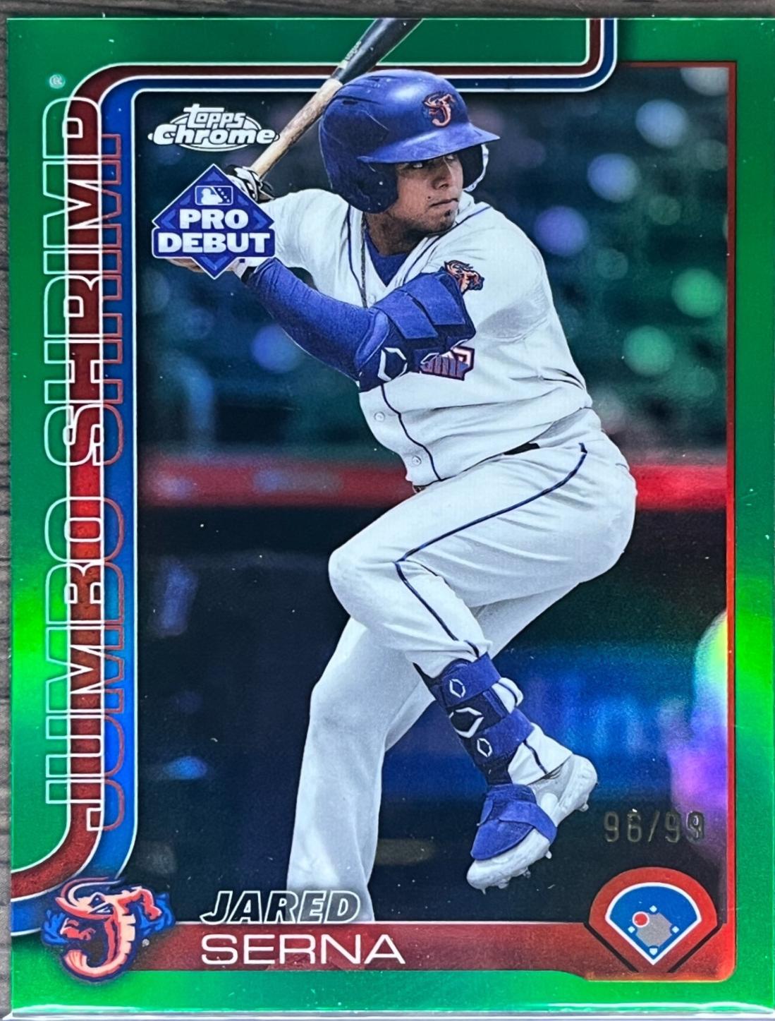 Jared Serna [Green Refractor Autograph] #PDC-121