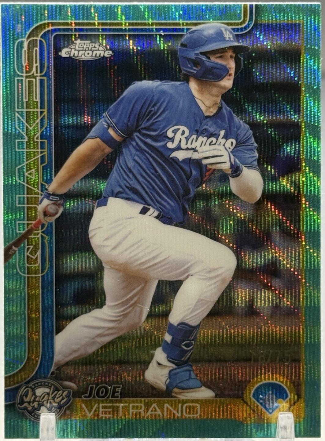 Joe Vetrano [Aqua Wave Refractor] #PDC-63