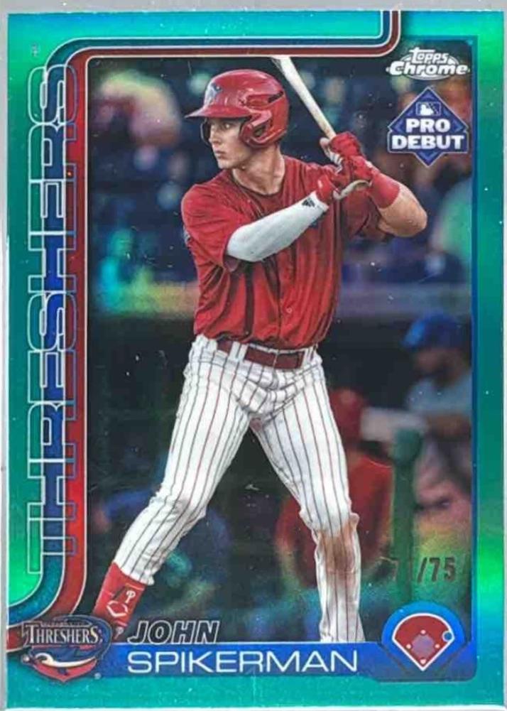 John Spikerman [Aqua Refractor] #PDC-71